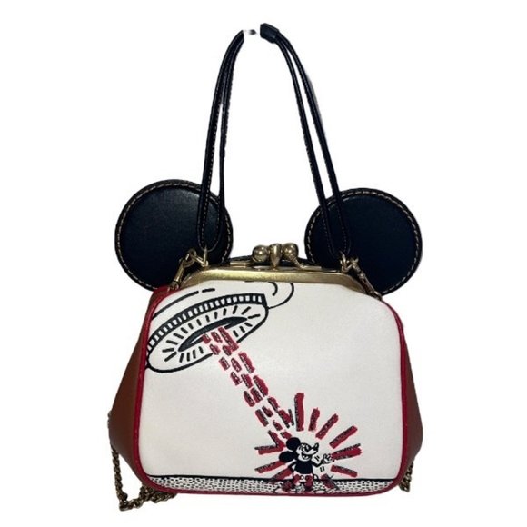 Coach COACH Mickey Mouse x Keith Haring Handbag 4719 Shoulder Bag for Women - Picture 1 of 9